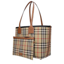 Burberry Women's Shoulder Bags Fabric Beige/Black