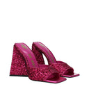 L'Attico Devon Donna's Sandali Fucsia Glitter