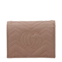 Gucci Marmont Wallet Women's Leather Pink/Nude