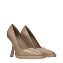 Salvatore Ferragamo Anser Décolleté Women's Beige Leather