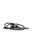 Isabel Marant Women's Leather Flip Flops Black