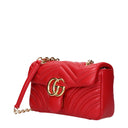 Borse a tracolla Gucci Marmont Donna Pelle Rosso/Rosso brillante