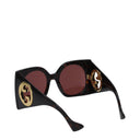 Gucci Women's Brown Acetate Sunglasses
