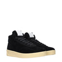 Jil Sander Herrens Turnschuhe aus schwarzem Wildleder