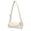 Jil Sander Cannolo Crossbody Bag Women Leather Beige/Eggshell
