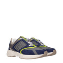 Fendi Sneakers Faster Men's Fabric Blue/Clay