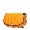 Michael Kors Mila Women's Orange Patent Leather Crossbody Bag