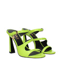 Versace Women's Sandals Green/Lime Leather
