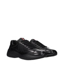Prada Men's Sneakers Black Leather