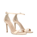 Stuart Weitzman Nudist Sandals Women Leather Beige/Mascarpone