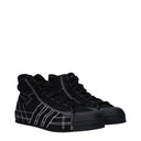 Y3 Yamamoto Sneakers Nizza Men's Fabric Black/White