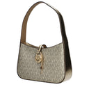 Michael Kors Lyra Women's Handbag Fabric Gold/Pale Gold