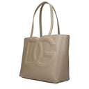 Dolce&Gabbana Women's Handbags Gray/Taupe Leather