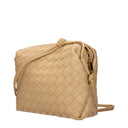 Bottega Veneta Women's Beige/Almond Leather Crossbody Bags