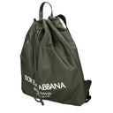 Dolce&Gabbana Men's Backpacks And Messenger Bags Green Nylon