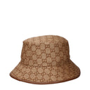 Damskie kapelusze Gucci Poliamid Beżowy/Camel