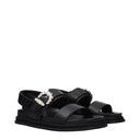 Jimmy Choo Cheri Sandalen Damens Schwarzes Leder