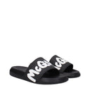 Alexander Mc Queen Women's Slip Ons And Clogs Rubber Black/White