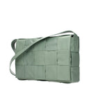 Bottega Veneta Women's Cassette Crossbody Bags Green/Sage Leather