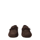 Tod's Men's Moccasins Suede Brown/Moro