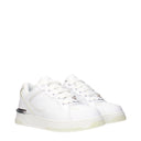 Versace Herrens Turnschuhe aus weißem Leder