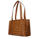 Mcm Women's Shoulder Bag Fabric Brown/Cognac