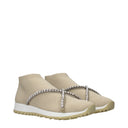 Jimmy Choo Slip On Torri Women Fabric Beige/Sand