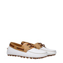 Tod's Gommino Loafers Women Eco Leather White/Beige