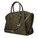 Michael Kors Avril Women's Handbag Green/Olive Leather