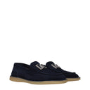 Dolce&Gabbana Herrens Loafer Wildleder Blau