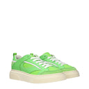 Salvatore Ferragamo Cassina Men's Sneakers Green/Lime Leather