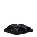 Bottega Veneta Tarik Men's Leather Black Clogs And Mules