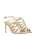 Tom Ford Women's Sandals Leather Beige/Ivory