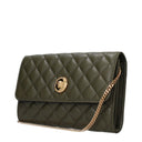 Versace Women's Leather Green/Olive Clutch
