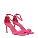 Stuart Weitzman Nunakedcurve Sandals For Women In Fuchsia Suede