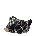 Burberry Shield Crossbody Bag Women's Fabric Black