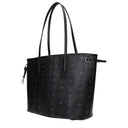 Mcm Women's Shoulder Bag Fabric Black/Multicolor