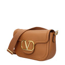 Valentino Garavani Alltime Women's Handbag Brown/Almond Leather