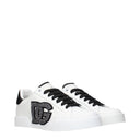 Dolce&Gabbana Portofino Light Sneakers Women Leather White/Black