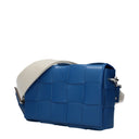 Bottega Veneta Men's Cassette Crossbody Bags Blue/Deep Pacific Leather