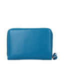 Jil Sander Women's Wallets Blue/Laguna Leather
