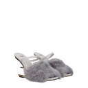 Fendi First Women's Sandals Mink Gray/Light Gray