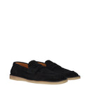 Czarne zamszowe mokasyny męskie Dolce&Gabbana