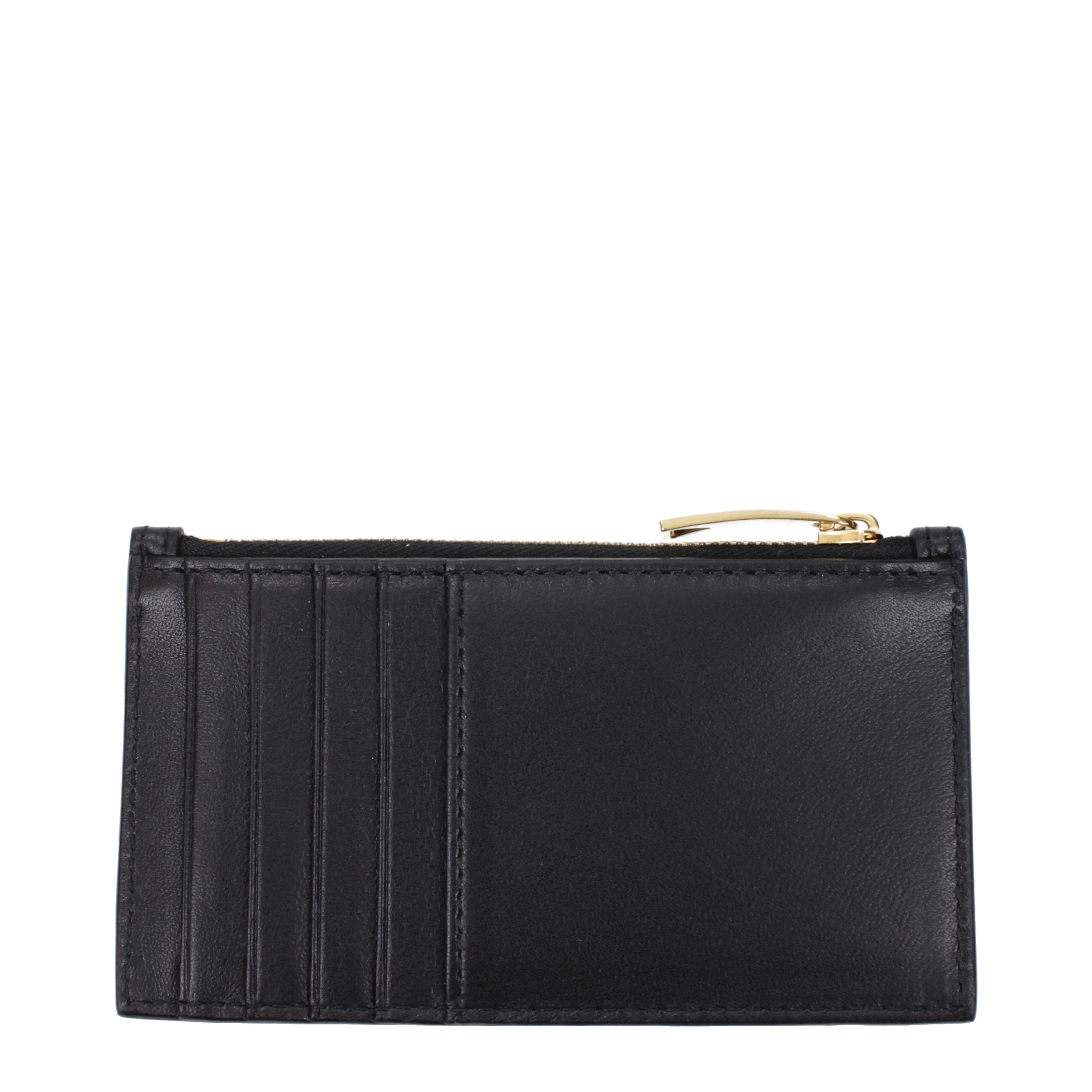 Bottega Veneta Herrens Dokumentenhalter aus Leder, Schwarz