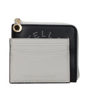 Stella Mc Cartney Women's Wallets Eco Leather Black/Light Gray