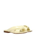 Bottega Veneta Flip Flops And Clogs Riva Women's Leather Yellow/Chamomile
