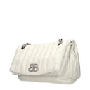 Balenciaga Monaco Shoulder Bag Women Leather White/Off White