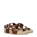 Stella Mc Cartney Gaia Women's Sandals Eco Leather Brown