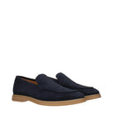 Eleven Men's Moccasins Suede Blue/Navy Blue