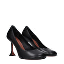 Amina Muaddi Iris Décolleté Women's Leather Black